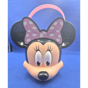 Adorable Minnie Mouse Head Treat Bucket Halloween Easter Small Toys